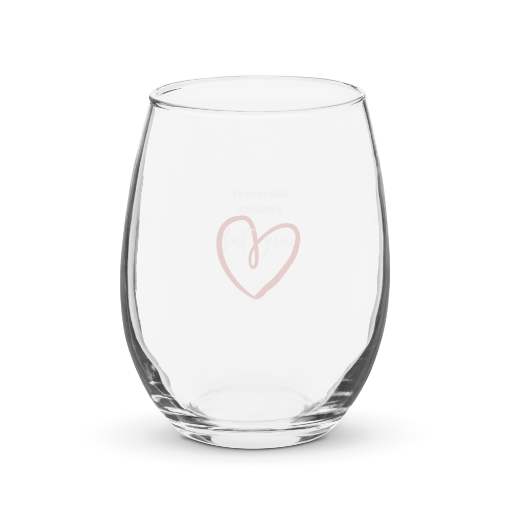 Exclusive "Everything Changes" Stemless Wine Glass - Take That Inspired with