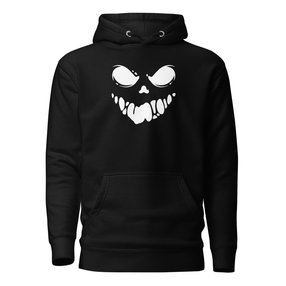 Men's Scary Black Hoodie - Perfect for Chilling in Style