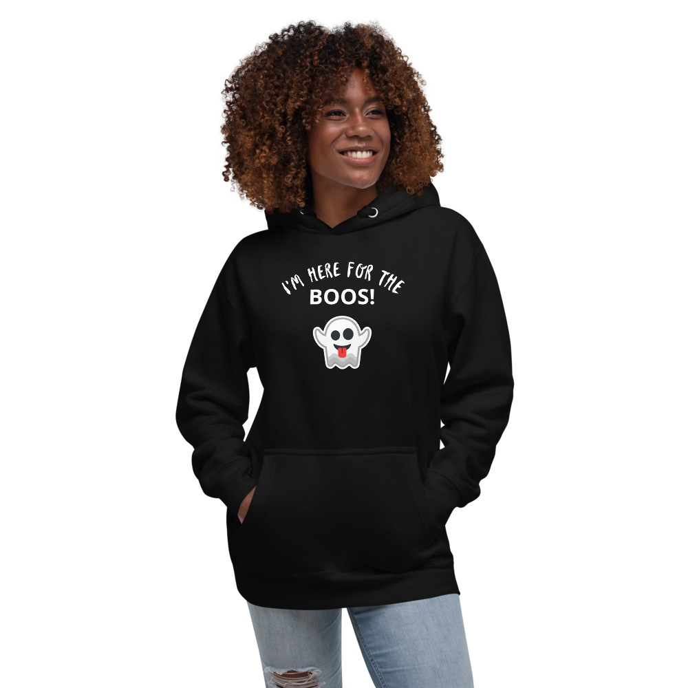 Cool Women's Halloween Jumper/Hoodie - I'm here for the boos!