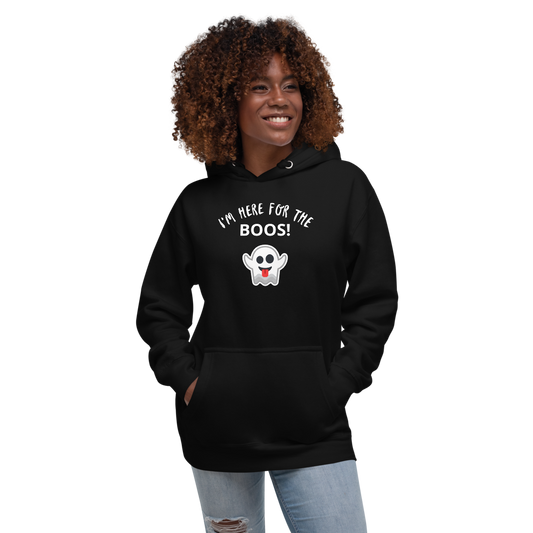 Cool Women's Halloween Jumper/Hoodie - I'm here for the boos!
