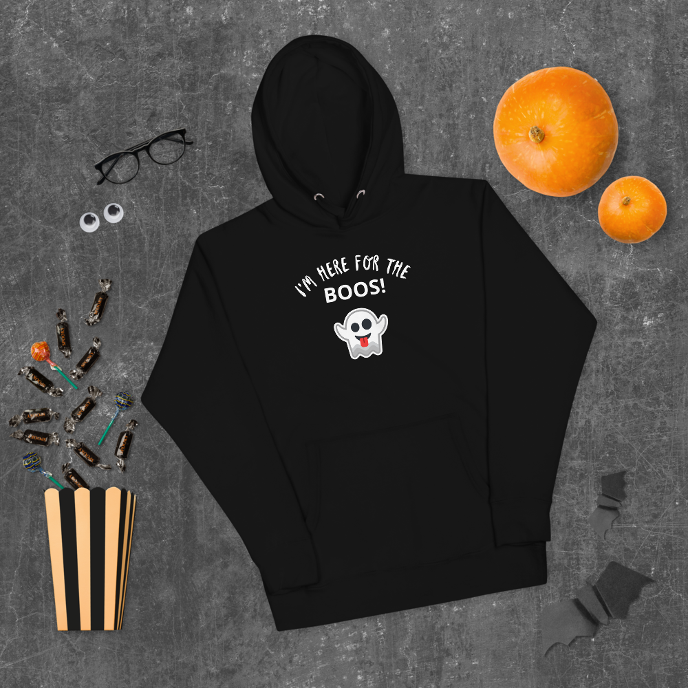 Cool Women's Halloween Jumper/Hoodie - I'm here for the boos!