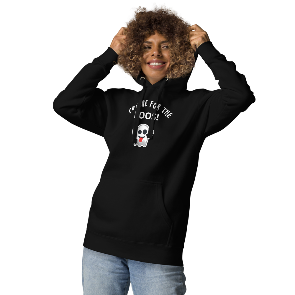 Cool Women's Halloween Jumper/Hoodie - I'm here for the boos!