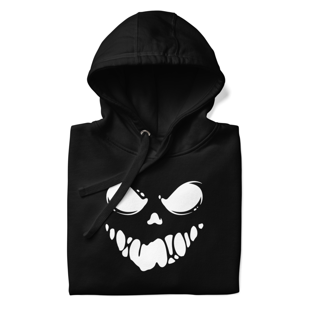 Men's Scary Black Hoodie - Perfect for Chilling in Style