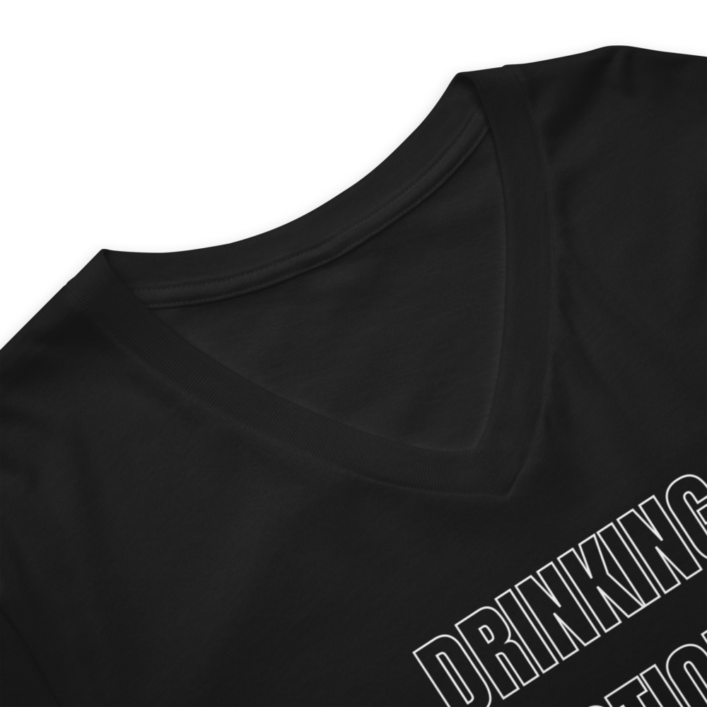 Men's Christmas Black T-Shirt  - Drinking Potion, Causing Commotion!