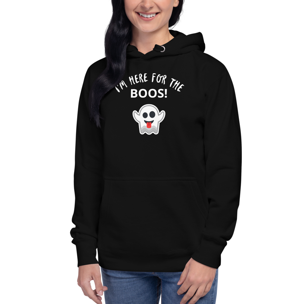 Cool Women's Halloween Jumper/Hoodie - I'm here for the boos!