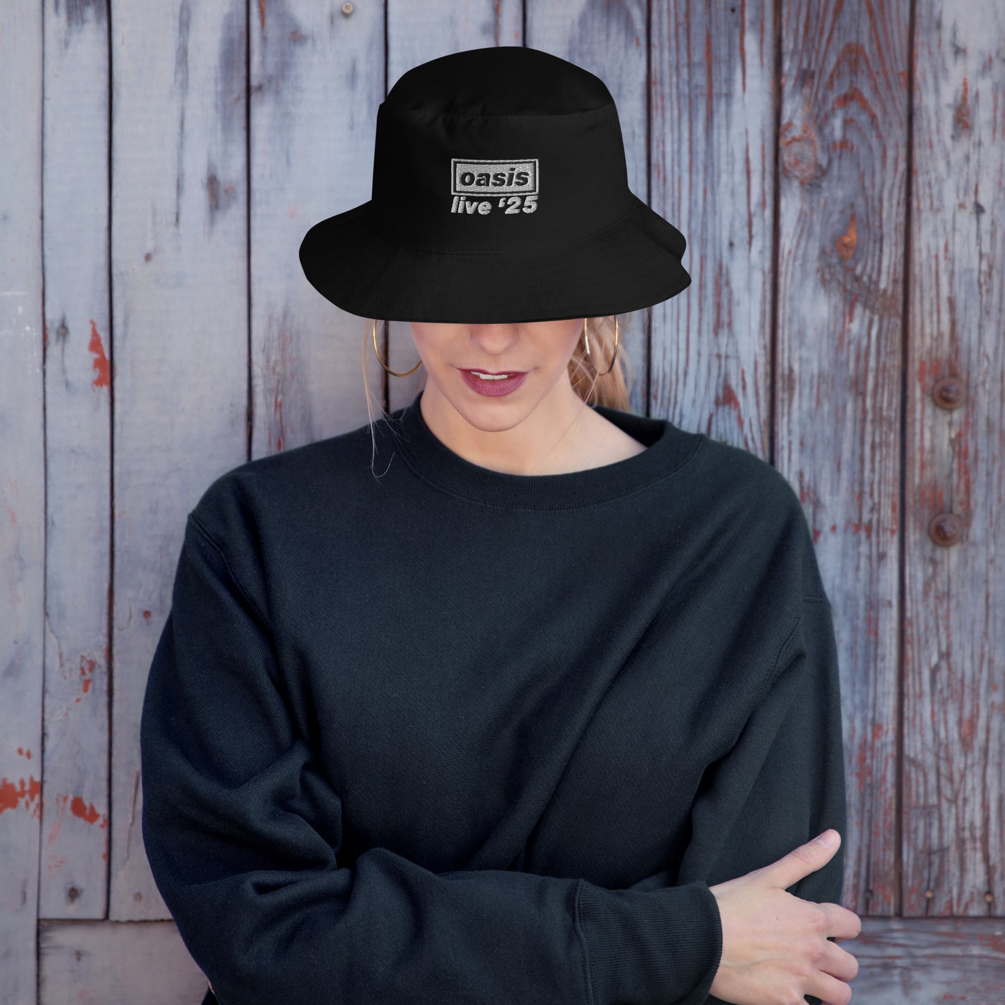 Exclusive Oasis '25 Embroidered Bucket Hat - Celebrate the Oasis Reunion Tour | Retro Design