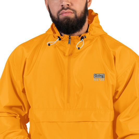 Oasis style "Going" Retro Champion Embroided Branded Coat