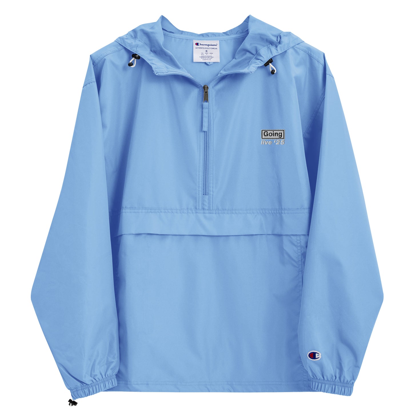 Oasis style "Going" Retro Champion Embroided Branded Coat