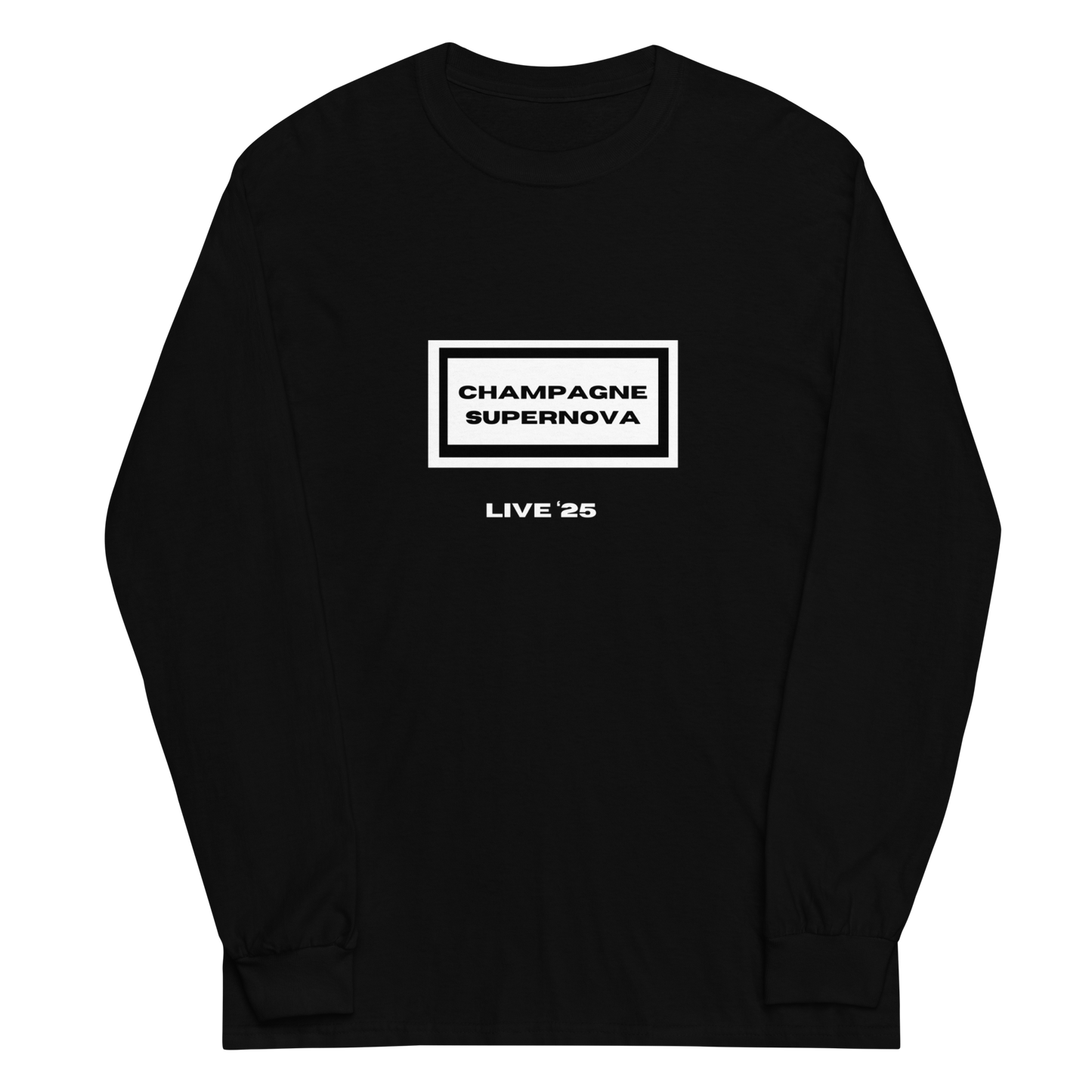 Oasis’s exclusive "Champagne Supernova" long sleeve t-shirt