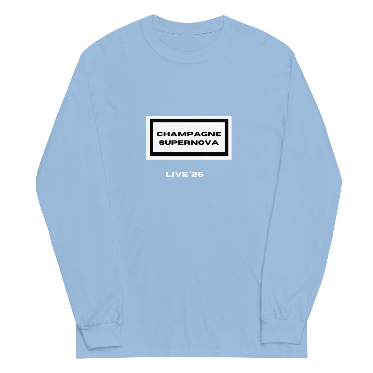 Oasis’s exclusive "Champagne Supernova" long sleeve t-shirt