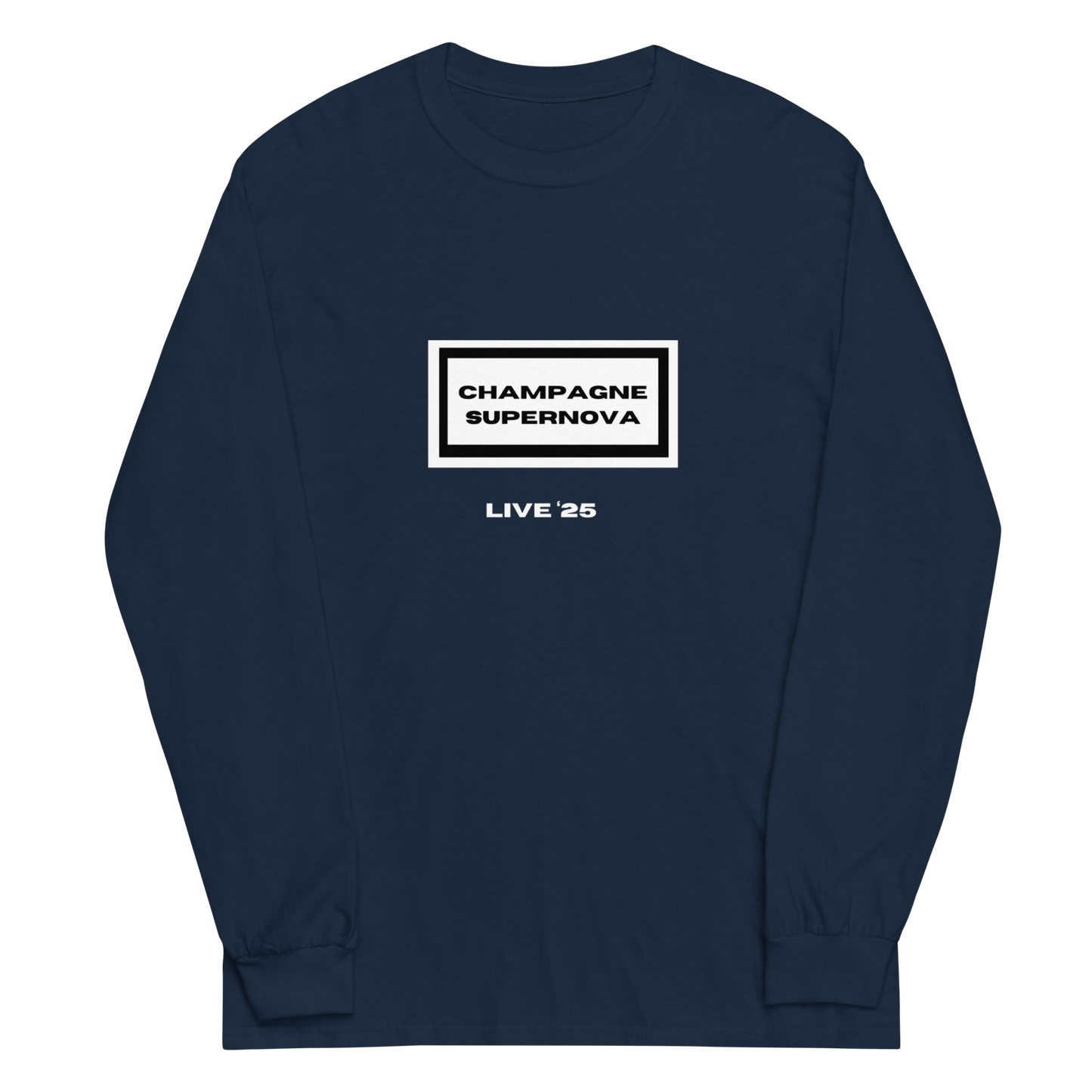 Oasis’s exclusive "Champagne Supernova" long sleeve t-shirt