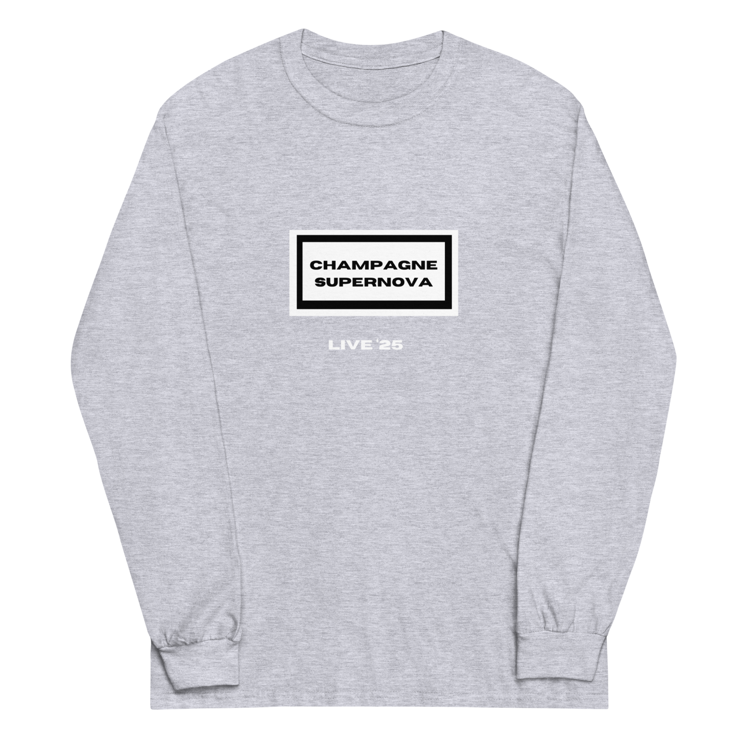 Oasis’s exclusive "Champagne Supernova" long sleeve t-shirt