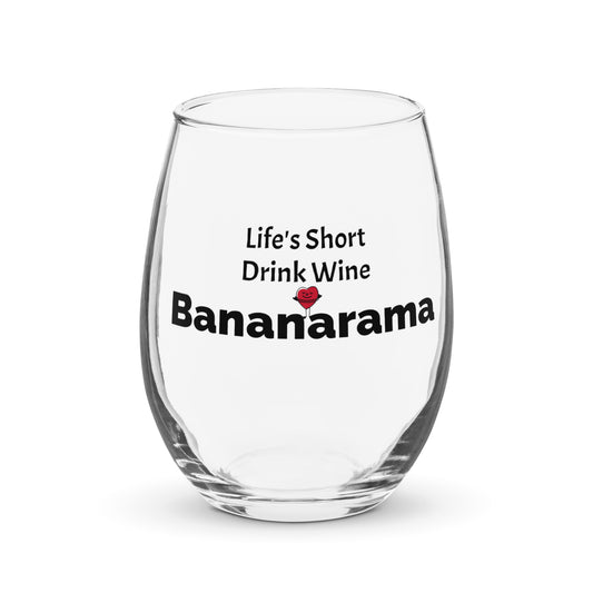 Exclusive Bananarama Stemless Wine Glass – A Must-Have for '80s Pop Fans