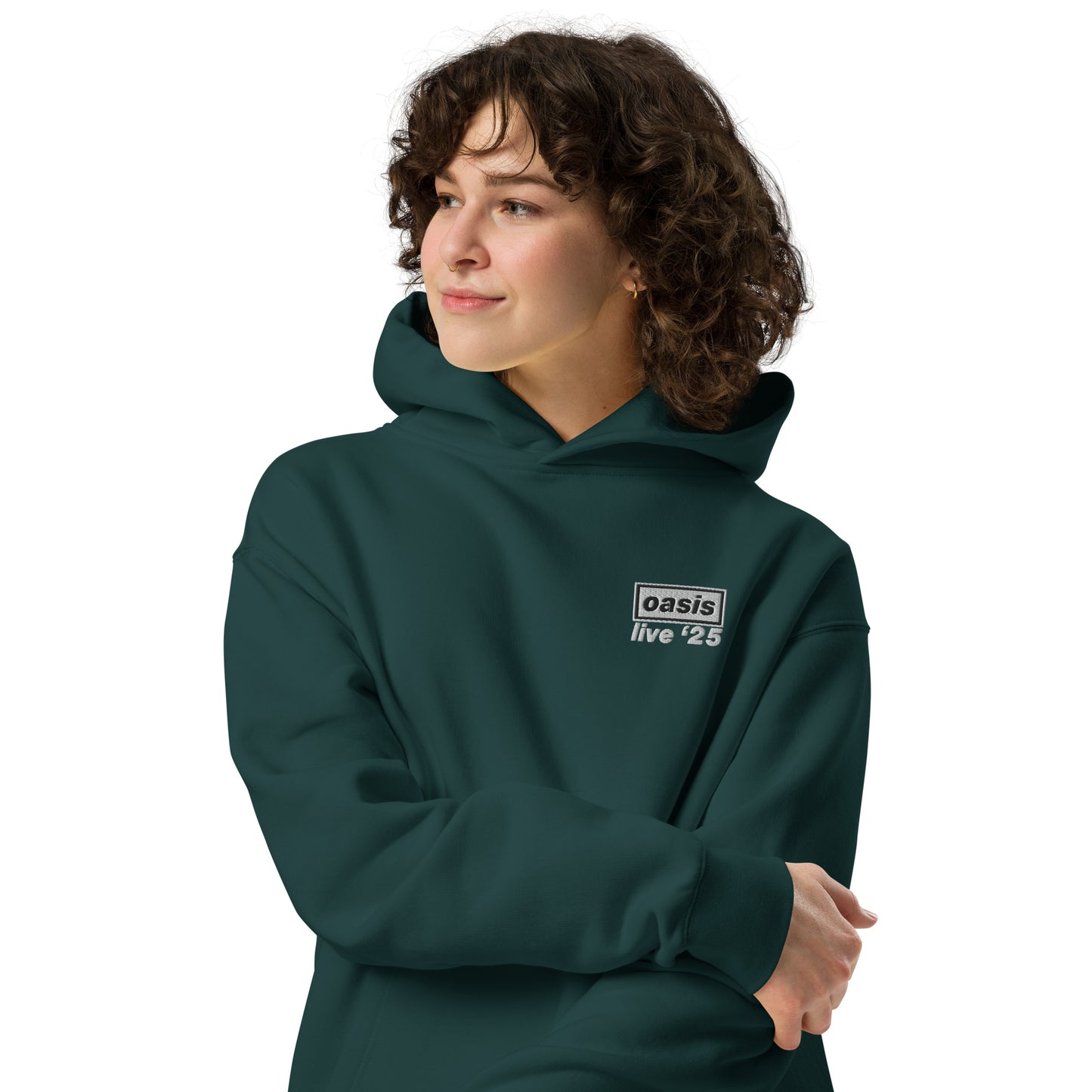 Exclusive Embroidered Oasis Live '25 Hoodie - Limited Edition Oversized Hoodie